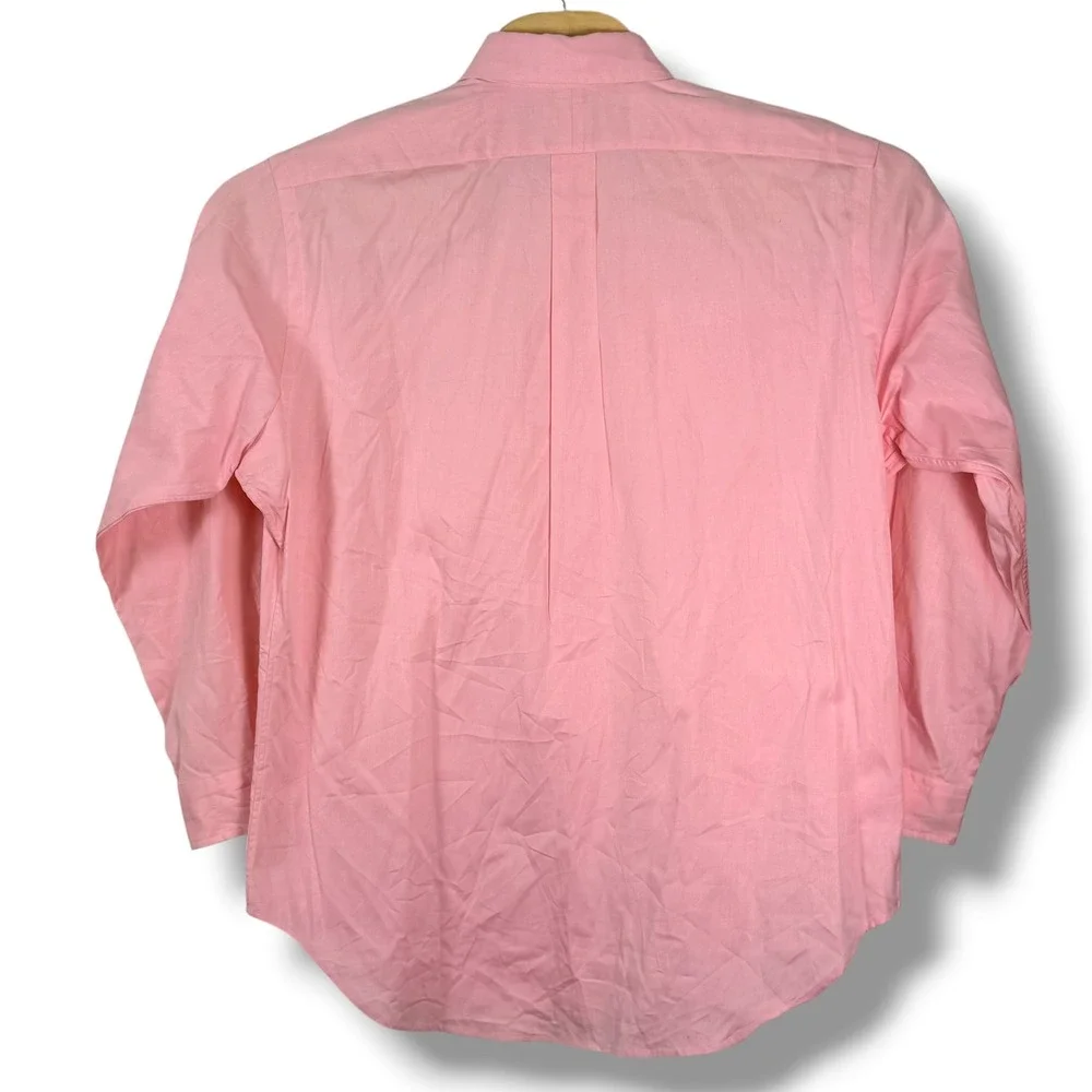Polo Ralph Lauren Button Down Shirt Mens 16.5 Large Pink Classic Fit Oxford Pony